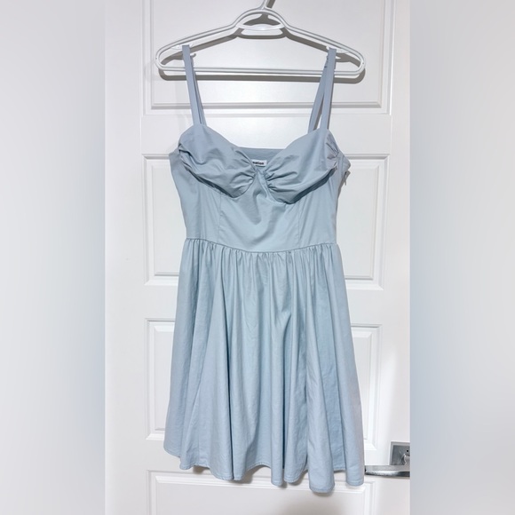 Reformation Light Blue Strapless Dress - Picture 5 of 6